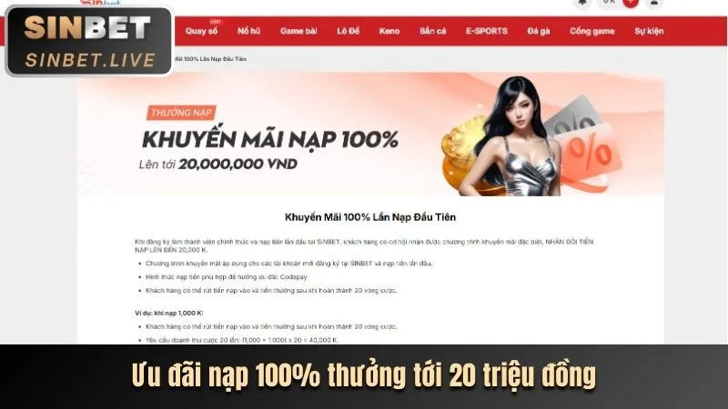 Ưu đãi nạp tiền lần đầu tại taib29. bet